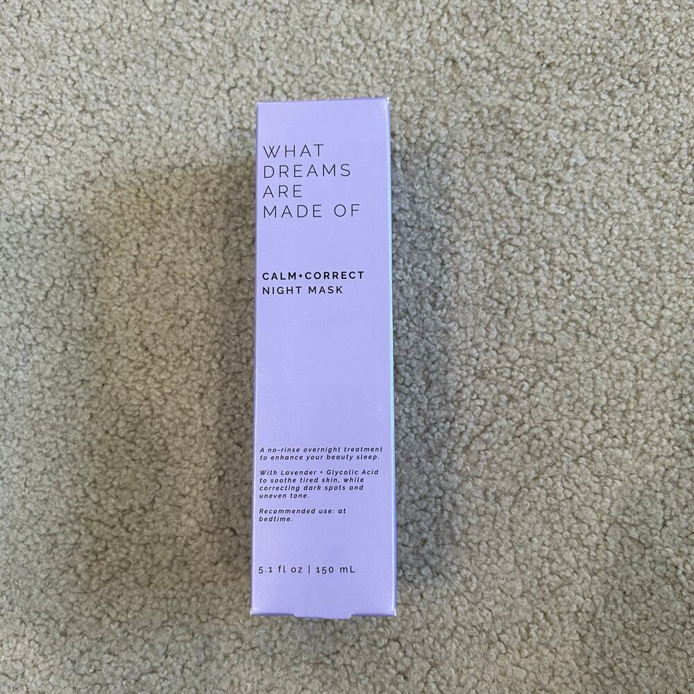NEW Sun & Moon What Dreams Are Made Of Calm+Correct Night Mask Lavender
